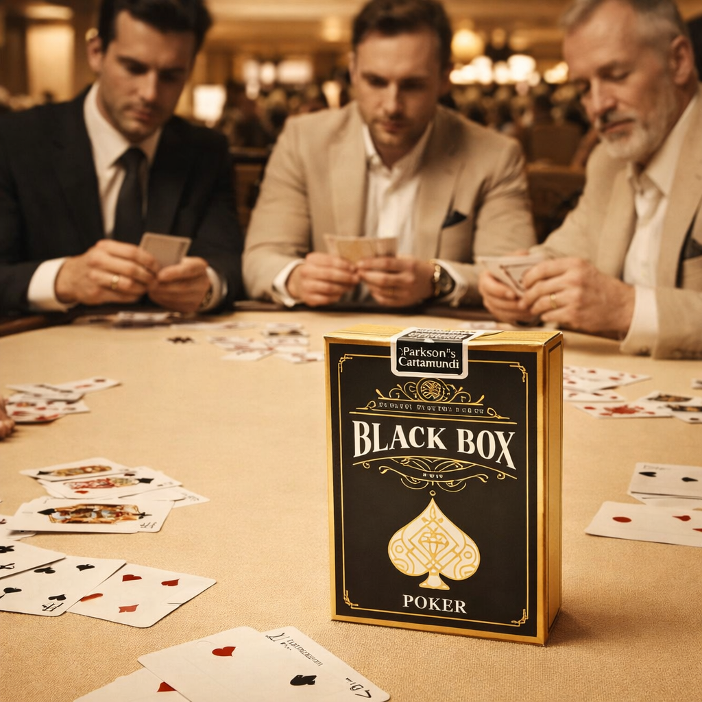 Black Box Pro Poker Plastic Playing Card Pack of 5