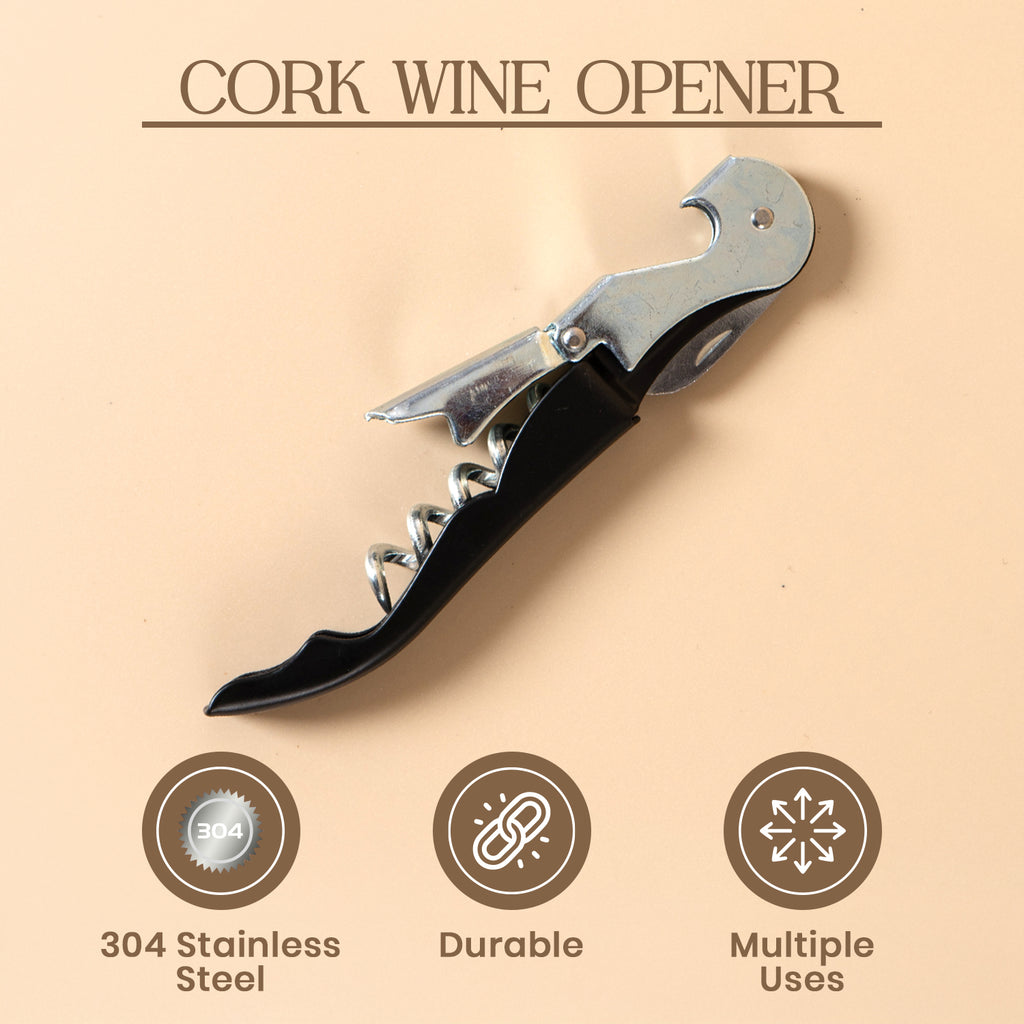 Cork Wine Bottle Opener 1pc