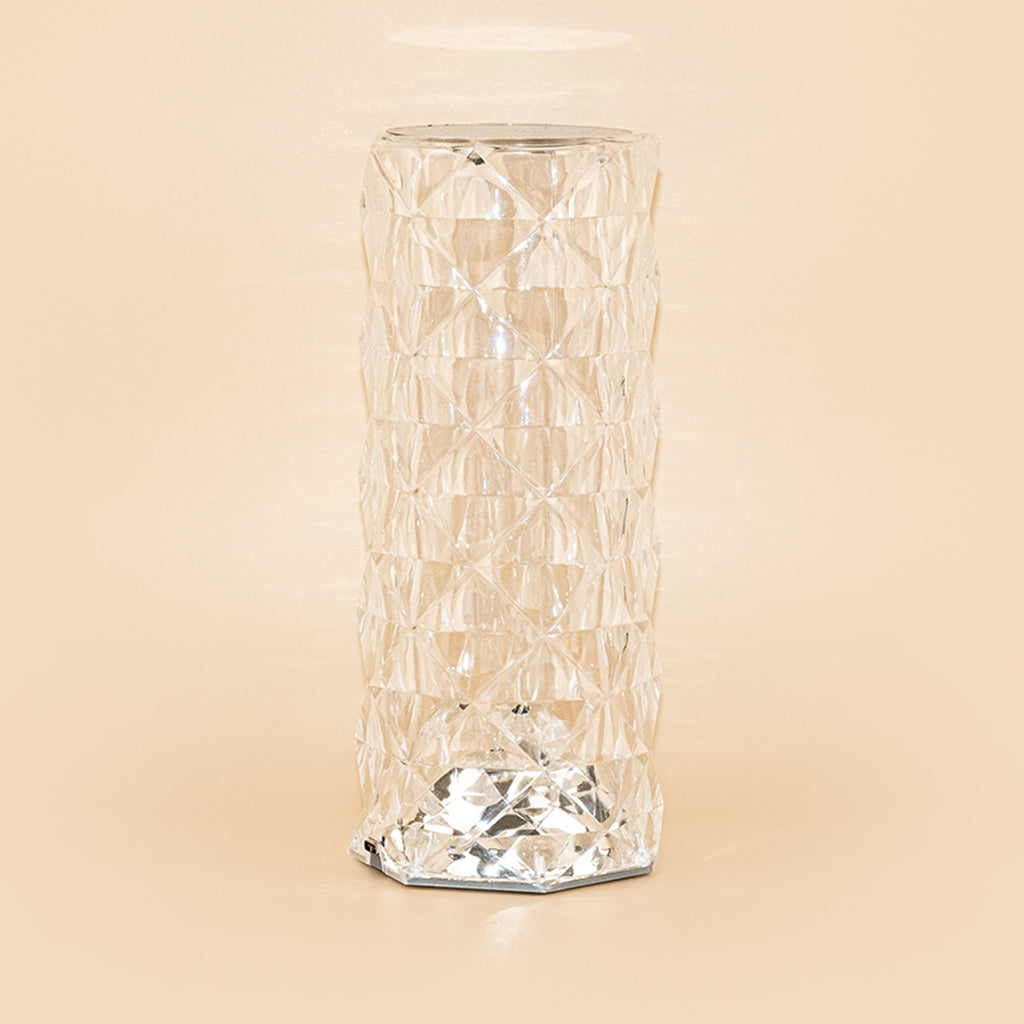 Rose Diamond Table Lamp with Remote Control - USB Charging Touch Lamp | 16 RGB Colors & 3 Brightness Levels | Romantic Crystal Night Light for Gifting & Home Decor