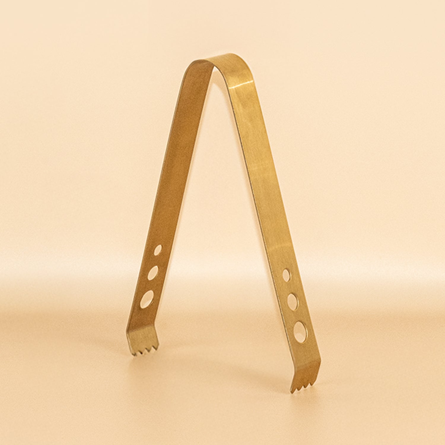 Premium Gold Stainless Steel Ice Tong | Durable & Lightweight Bar Ice Tong for Cocktails & Serving 2