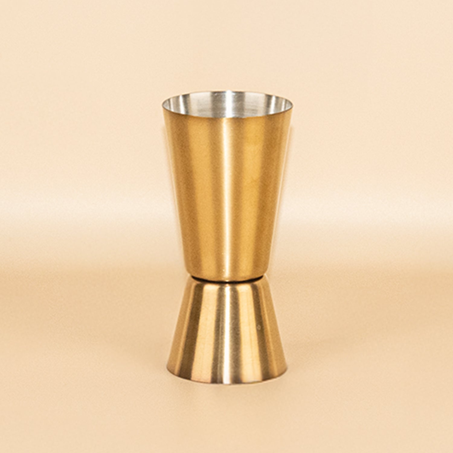 Gold Stainless Steel Peg Measurer | Dual-Side Cocktail Jigger for Accurate Pouring