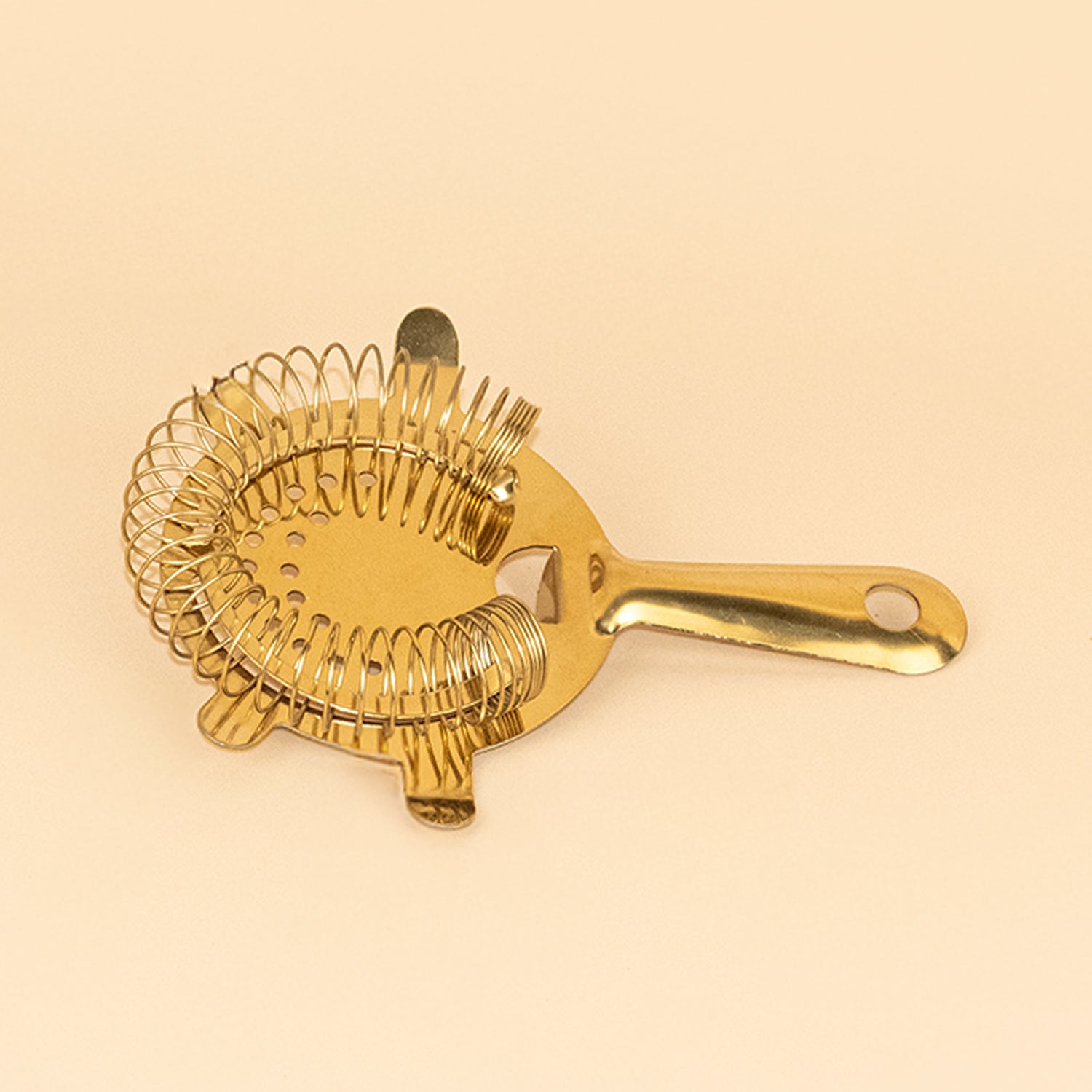Professional Gold Hawthorne Strainer – Luxury Stainless Steel Cocktail Accessory