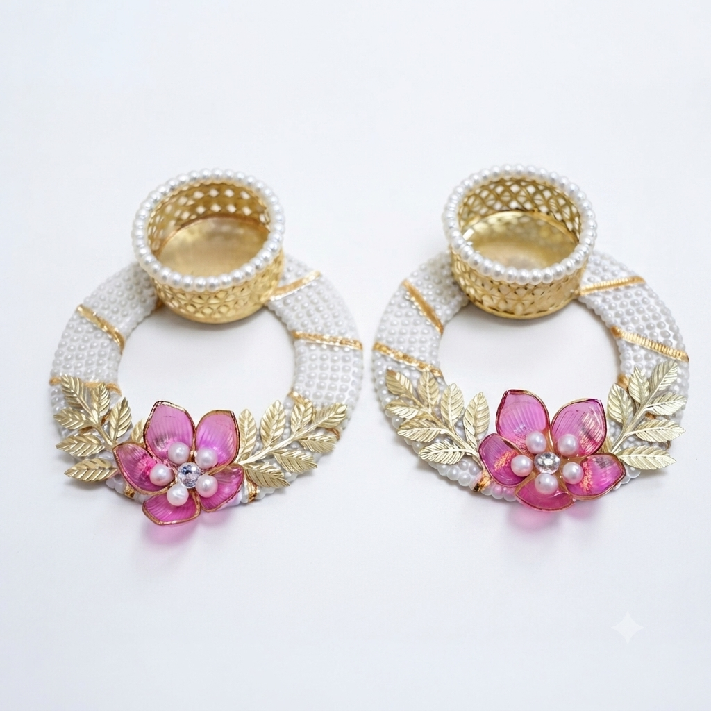 Moti T-Light Holder Pink 4