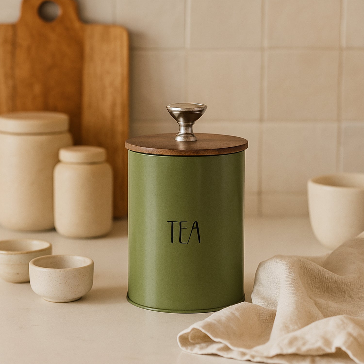 Tea Jar Green