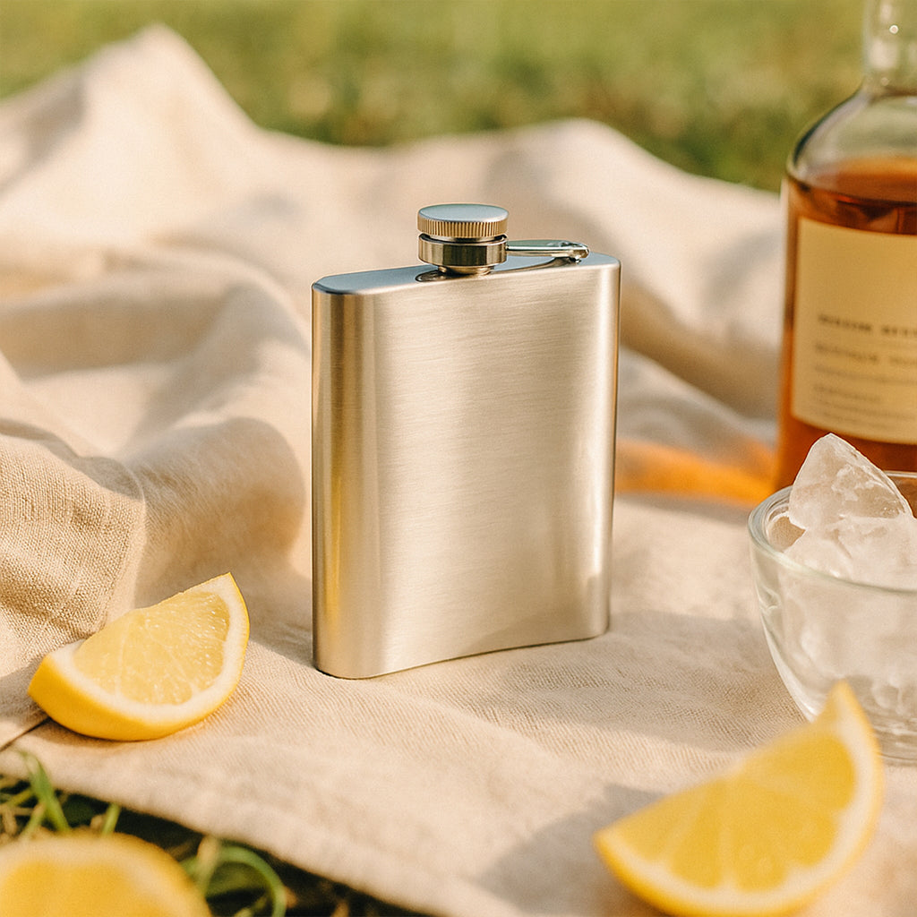 Hip Flask Stainless Steel 1pc