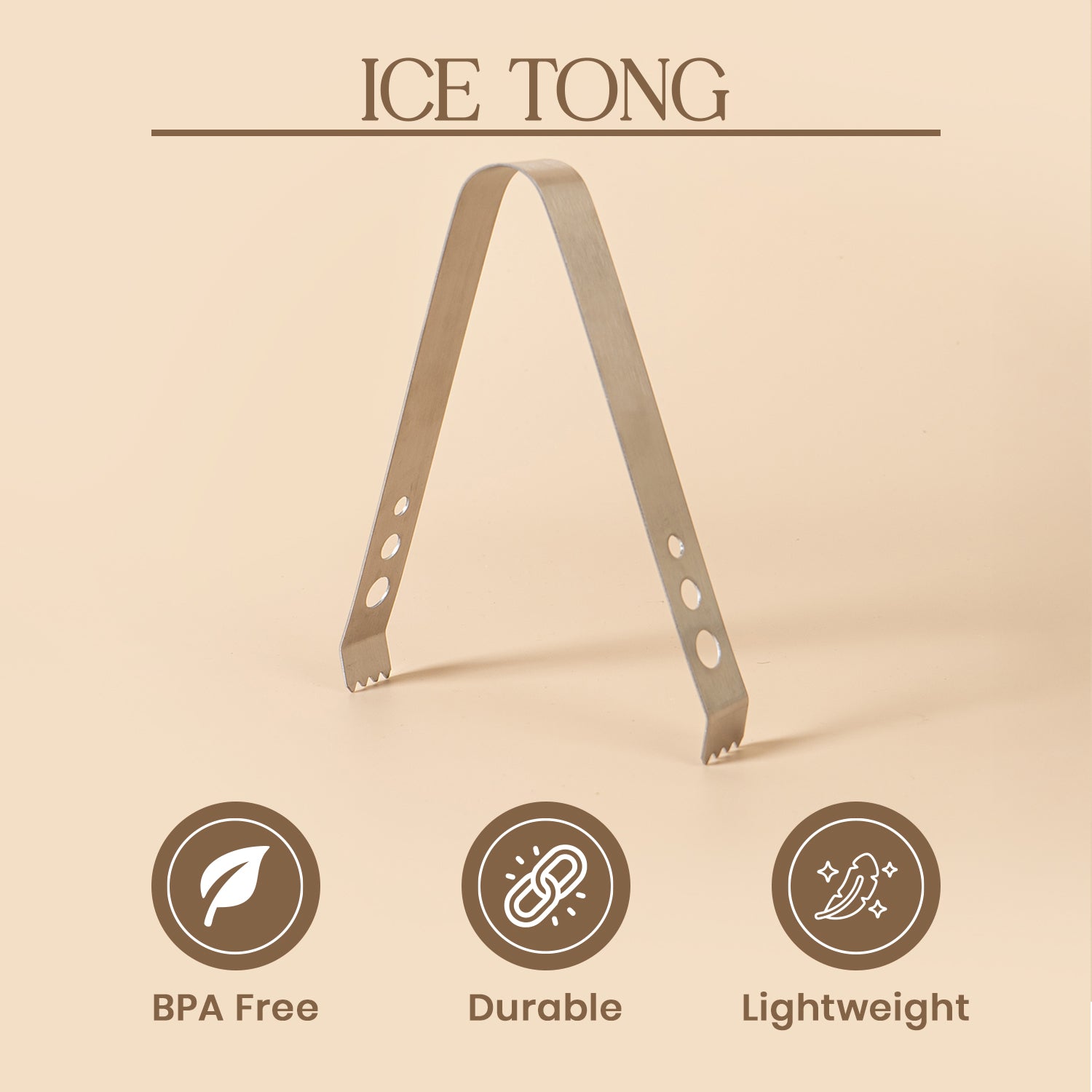 Ice Tong  Stainless Steel 1N