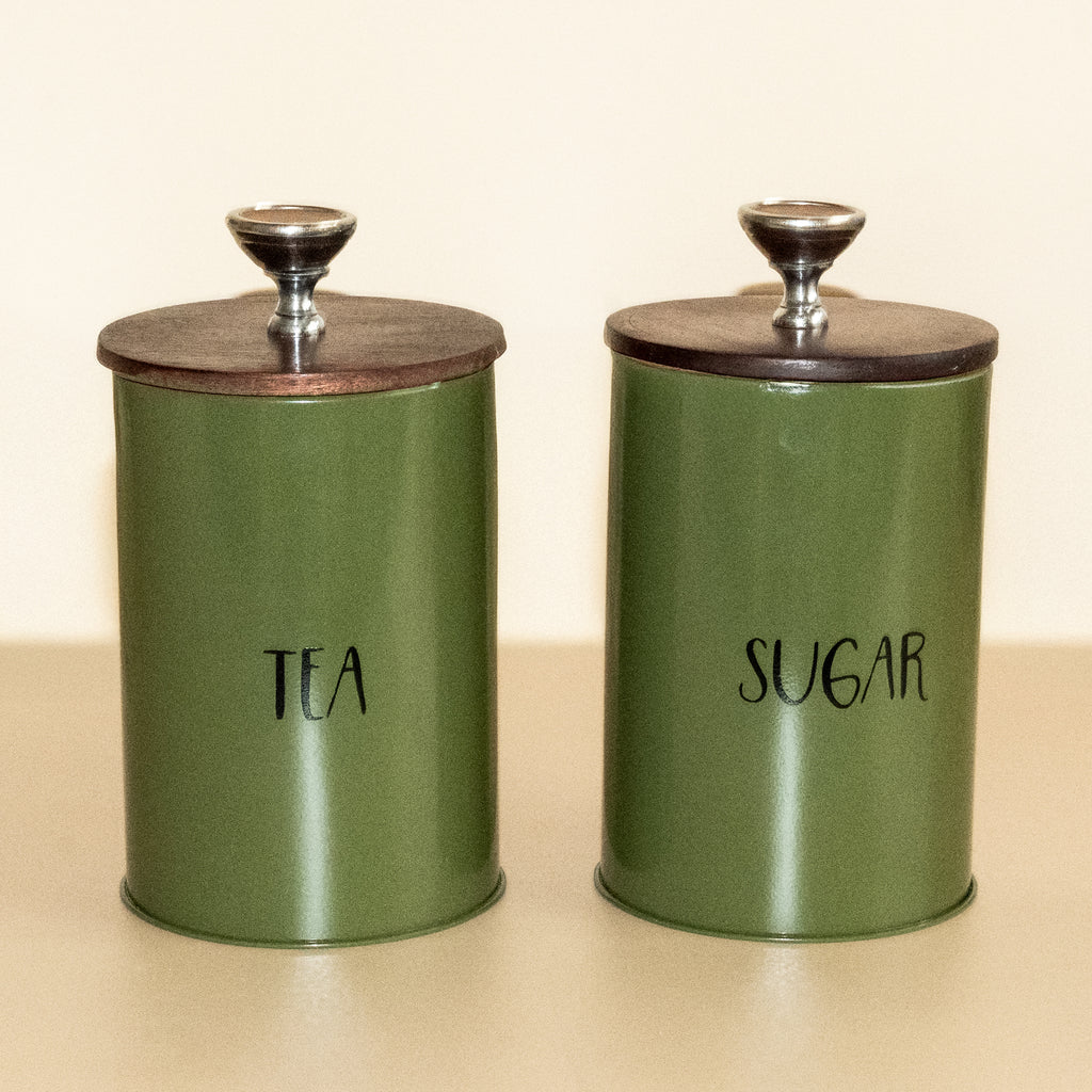 Tea & Suger Jar Set of 2