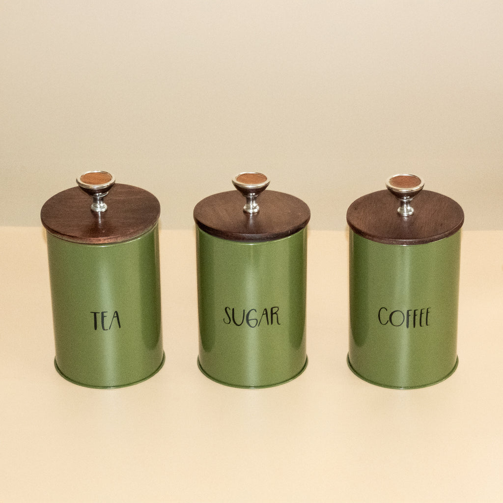 Set of 3 Jar Green