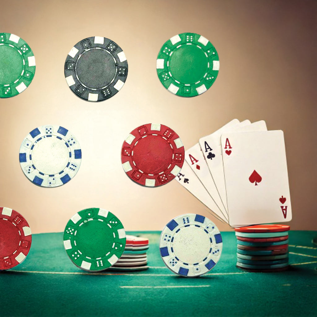 Premium Casino Poker Chips Set of 300PC – Poker Set with High Quality Clay Composite Chips for Home, Party