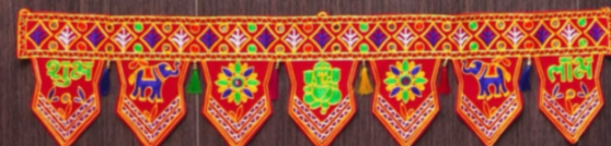 Toran1199Red Toran| Size:36 x 7 inch to 8 inch