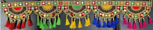 Toran1249Multi Colour Toran| Size:36 x 7 inch
