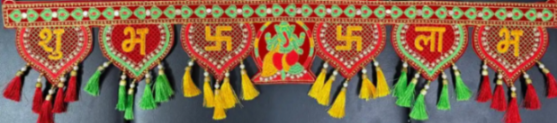 " Toran1256ganesh toran | Size:36 x 8 inch"