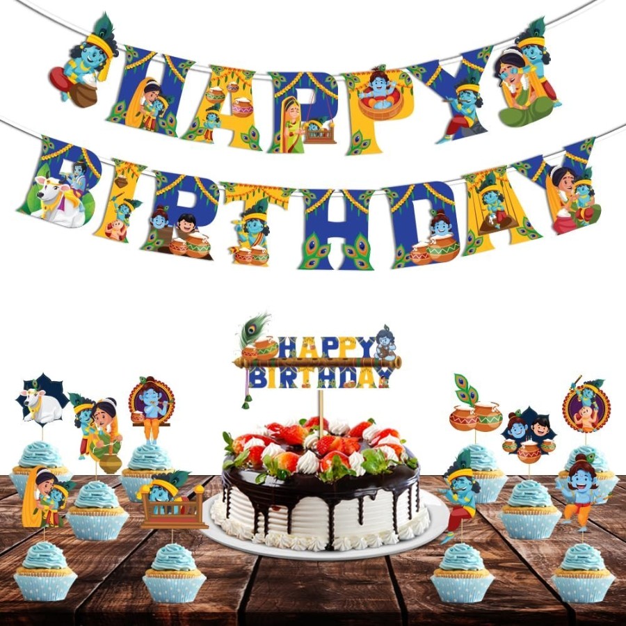 Happy Birthday Kanha Theme Banner