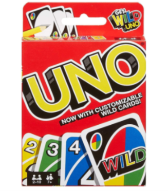 UNO Card Game: Now with Customizable Wild Cards - Best-Selling Family Strategy Game for Ages 7+    1