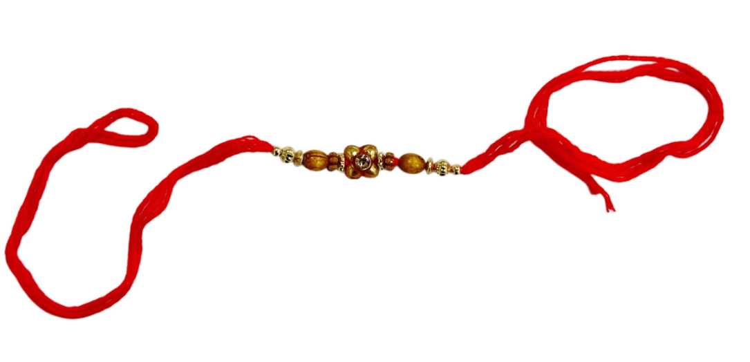 Classic Lotus Rakhi Red