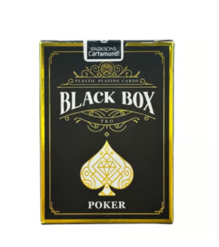Black Box Pro Poker Plastic Playing Card Pack of 5
