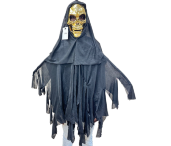 Scary Golden Skull Halloween Costume
