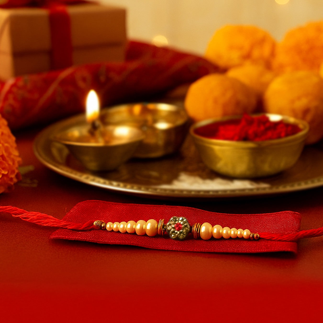Royal Pearl Rakhi