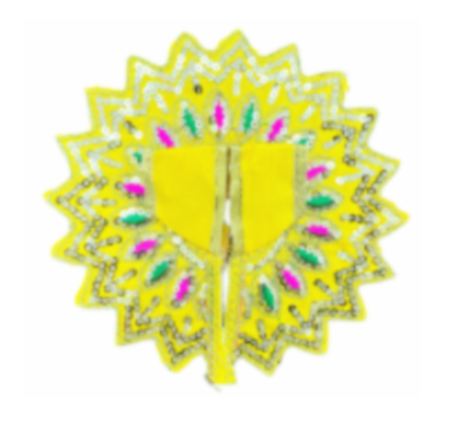 Yellow Laddu Gopal Poshak - Size 2