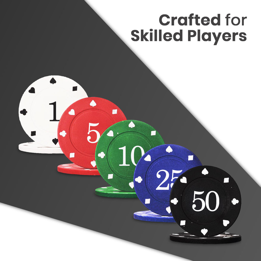 Casino Poker Chips Set of 100PC