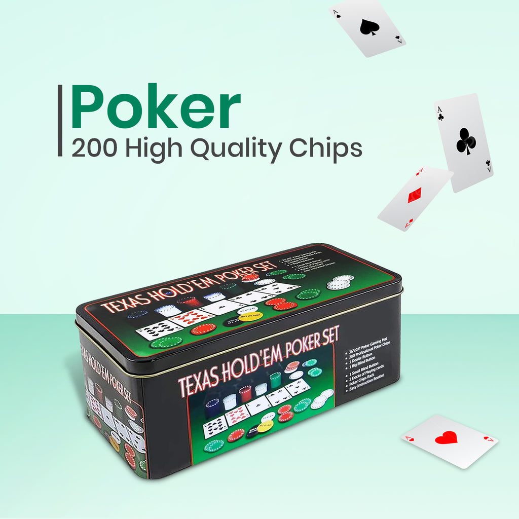 Casino Poker Chips Set of 200PC