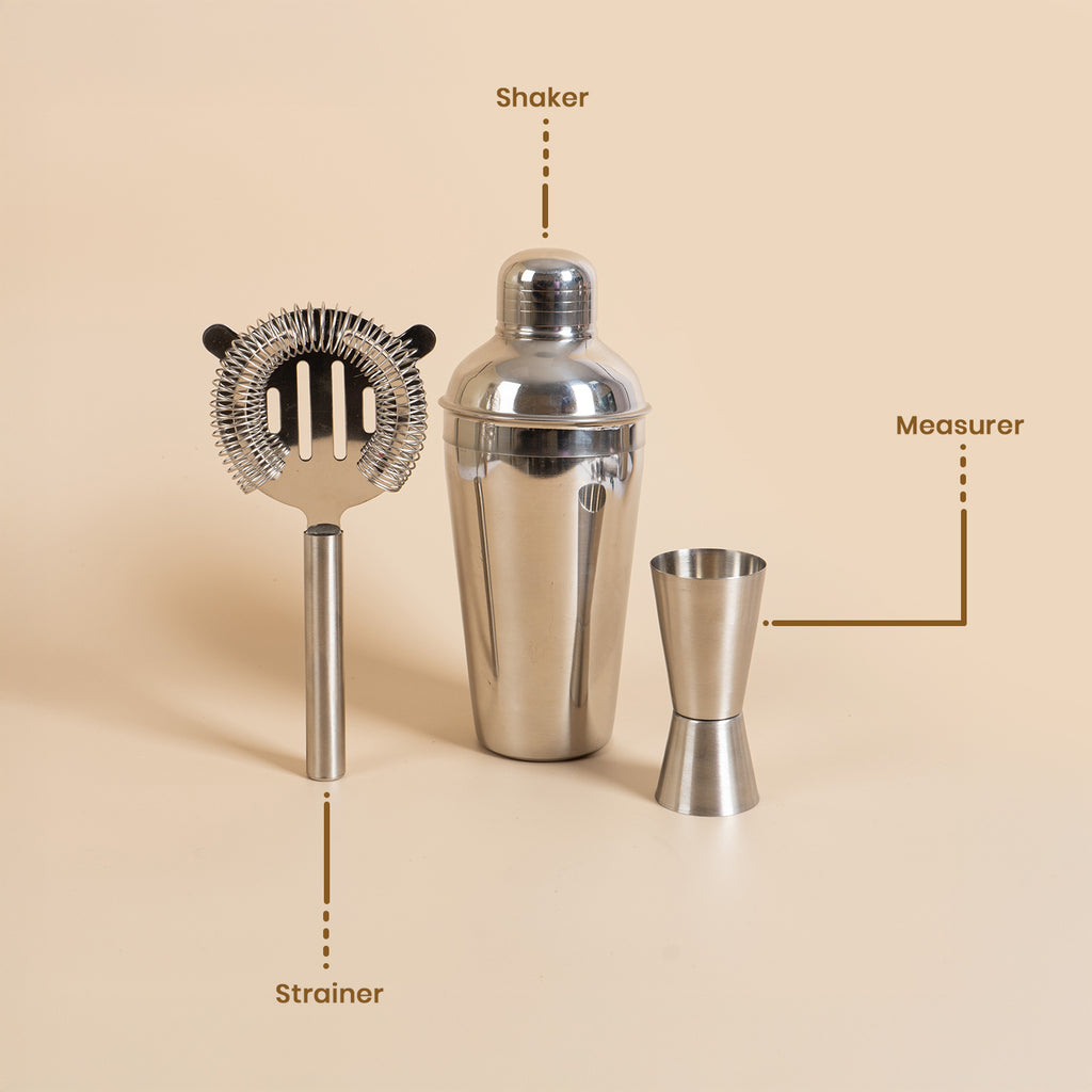 3-Piece Stainless Steel Bar Tool Set