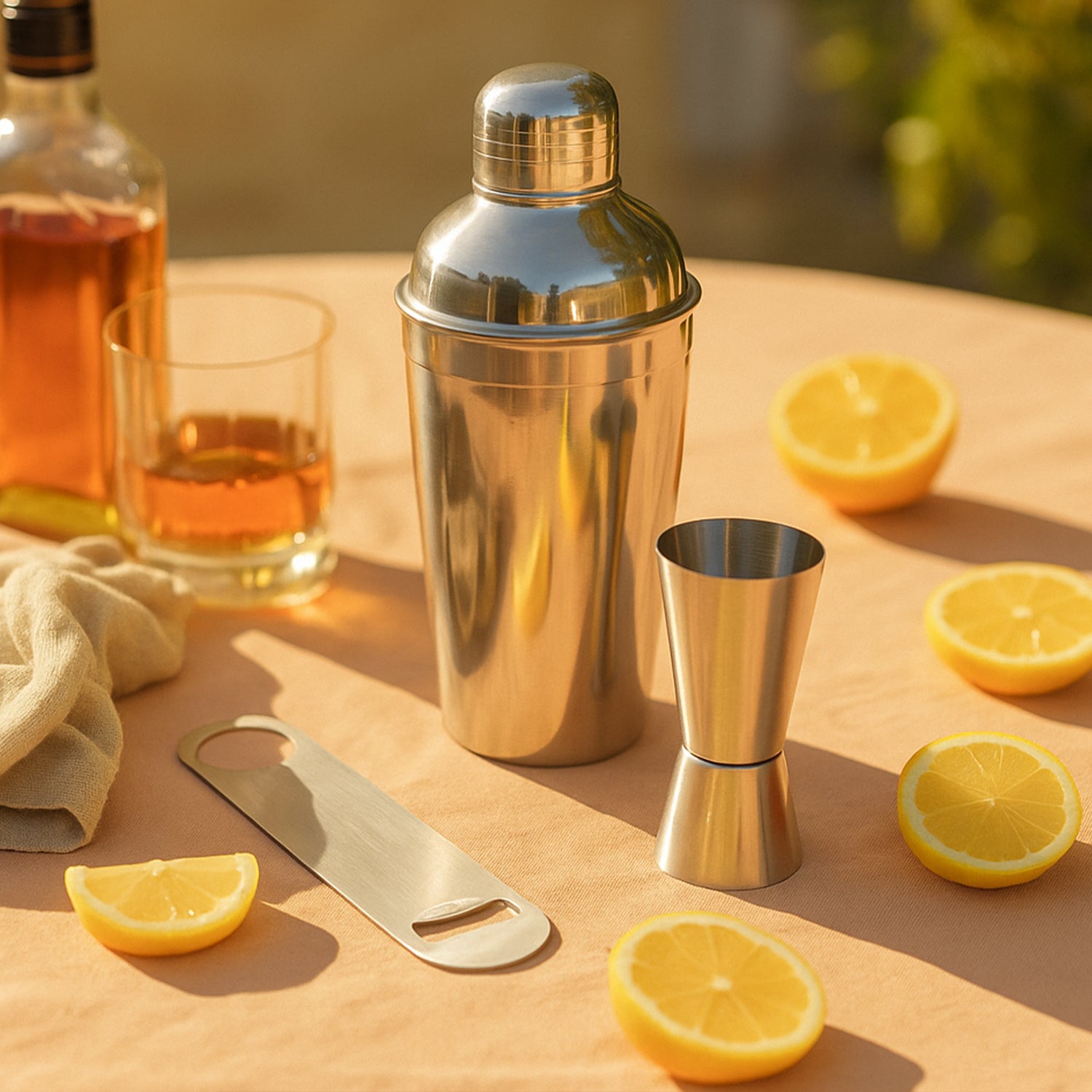 3-Piece Stainless Steel Bar Set