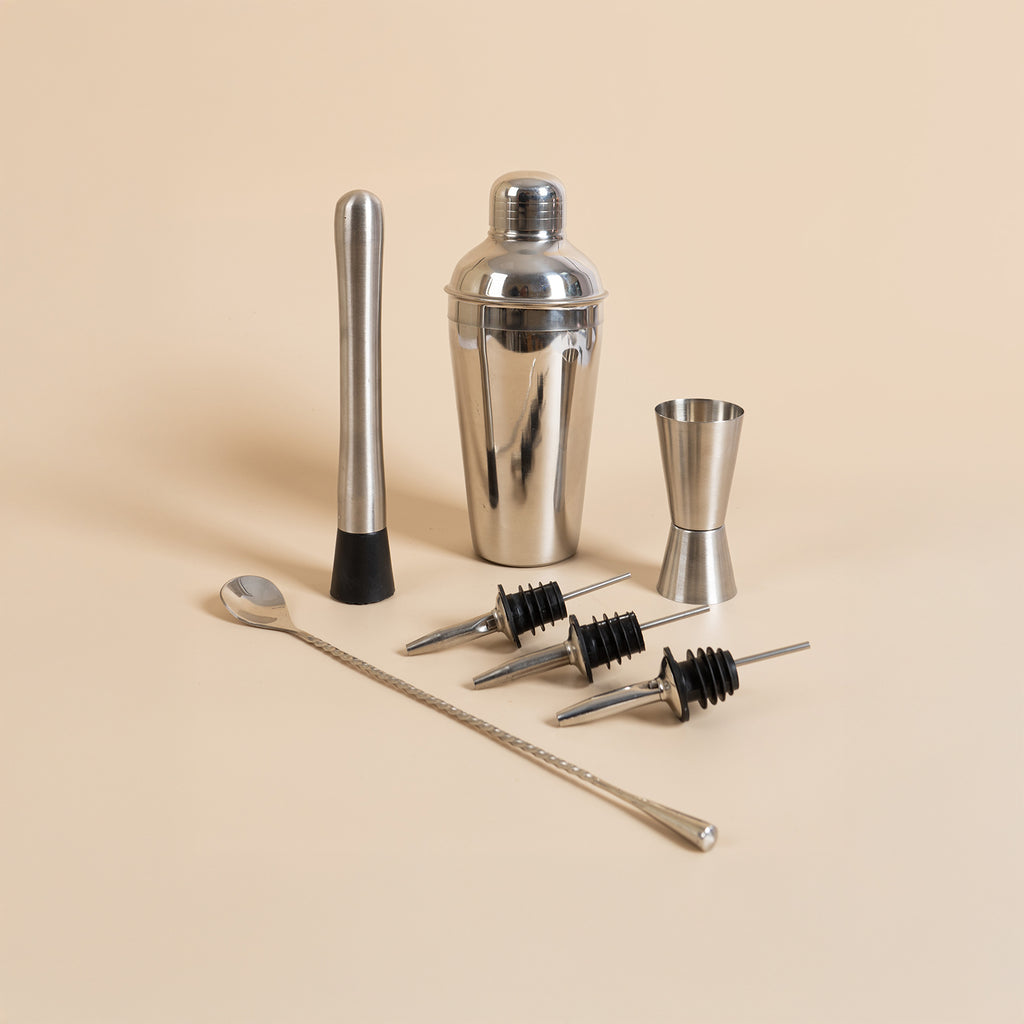 Set of 7-Piece Stainless Steel Bar Tool