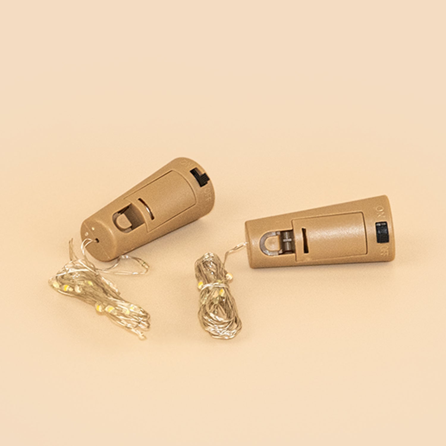 CORK LED LIGHT WARM WHITE SET OF 2