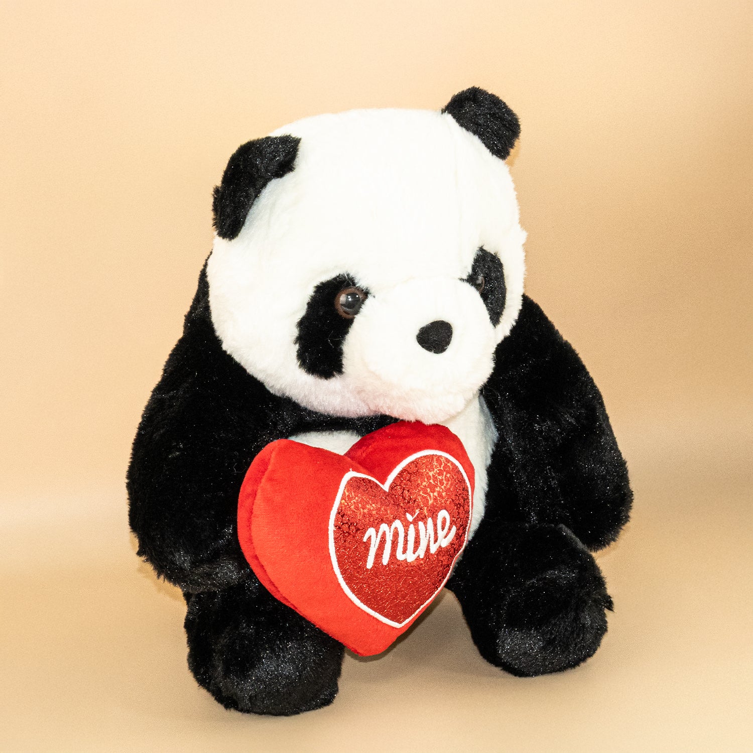 Black Teddy-Bear Whit Red Hart Set of 1
