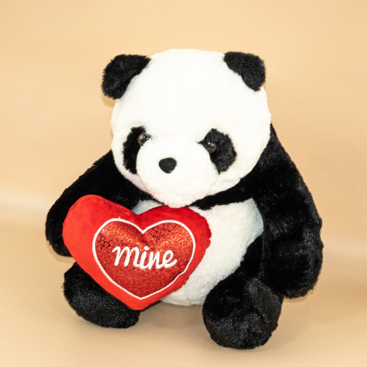 Black Teddy-Bear Whit Red Hart Set of 1