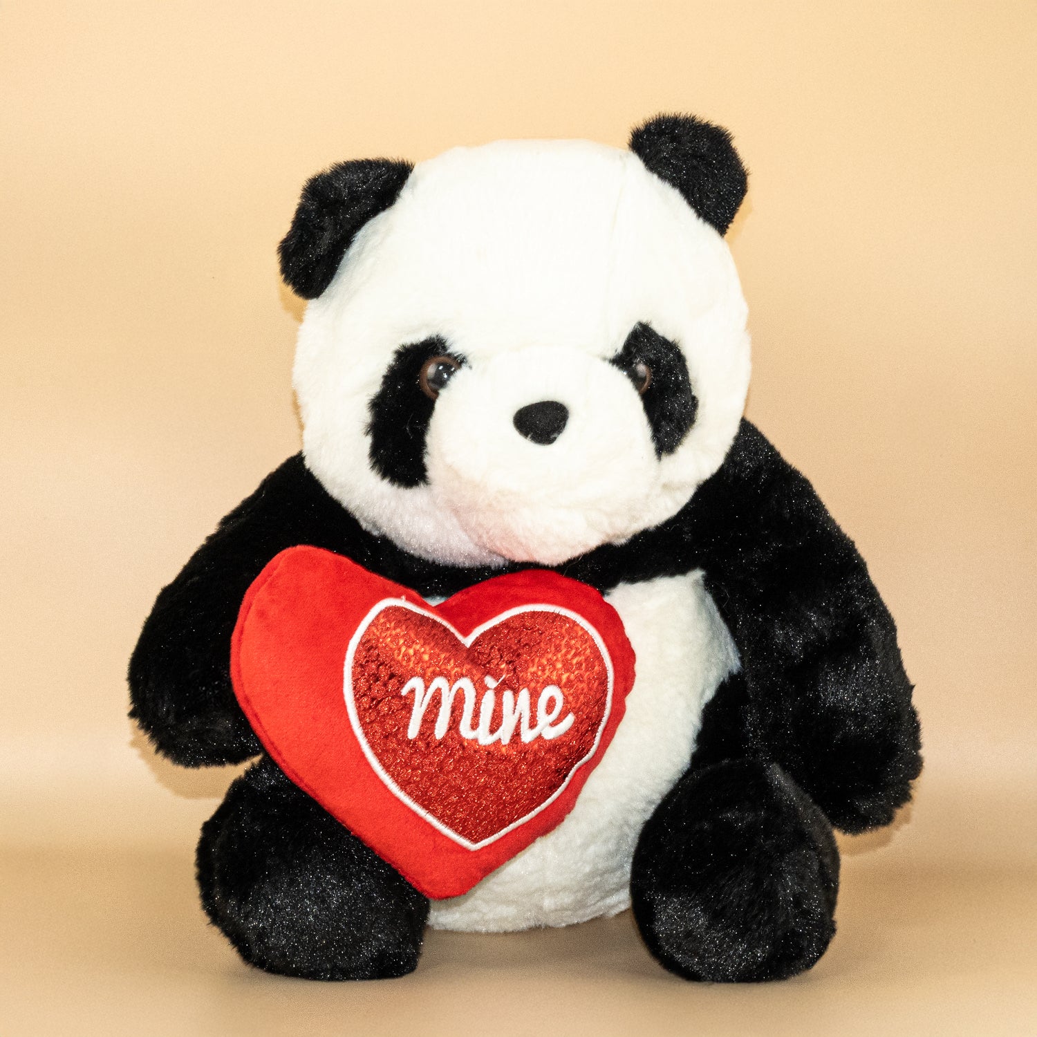 Black Teddy-Bear Whit Red Hart Set of 1