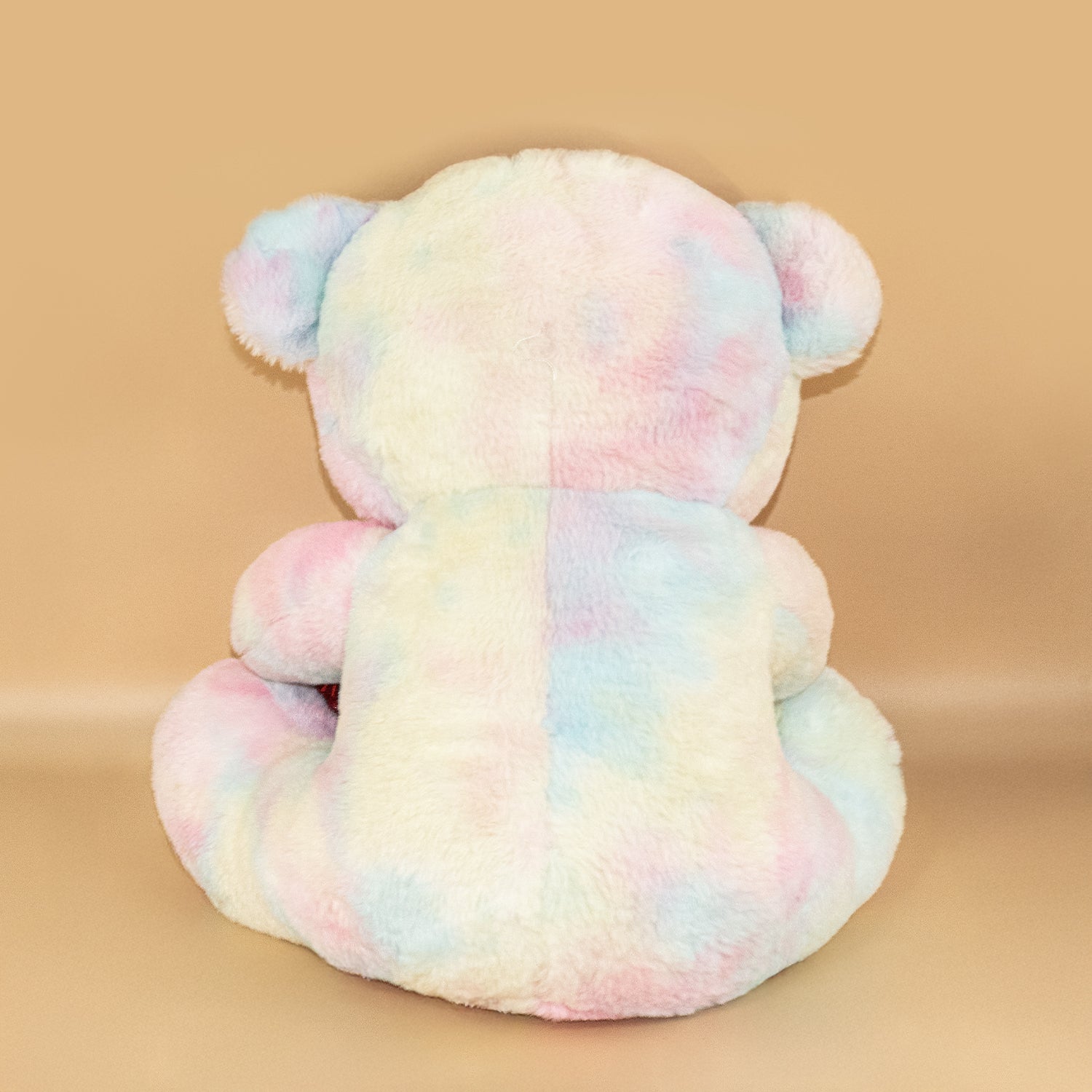 Colorful Teddy Bear with Red Hart  – Set of 1