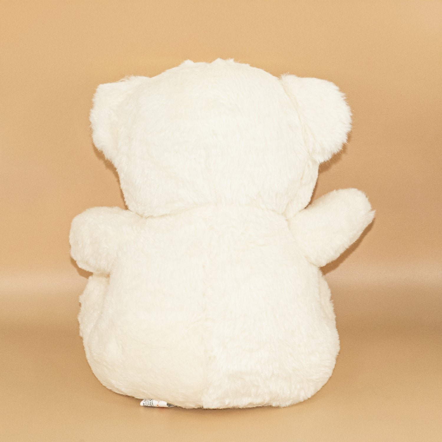 White Teddy Bear with Red Bow – Set of 1