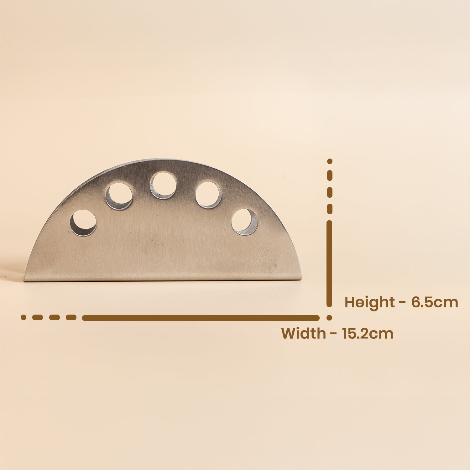 304 Stainless Steel Circular Napkin Holder – Modern Tissue Stand 3
