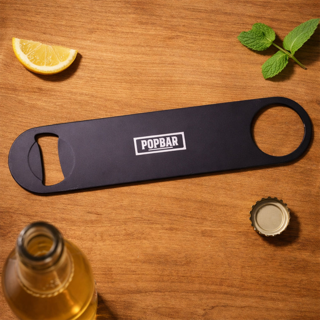 Professional Speed Bottle Opener - Matte Black Lightweight Design | POPBAR 5