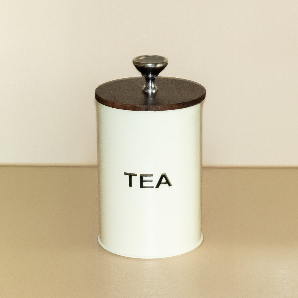 Tea Container Jar (White)
