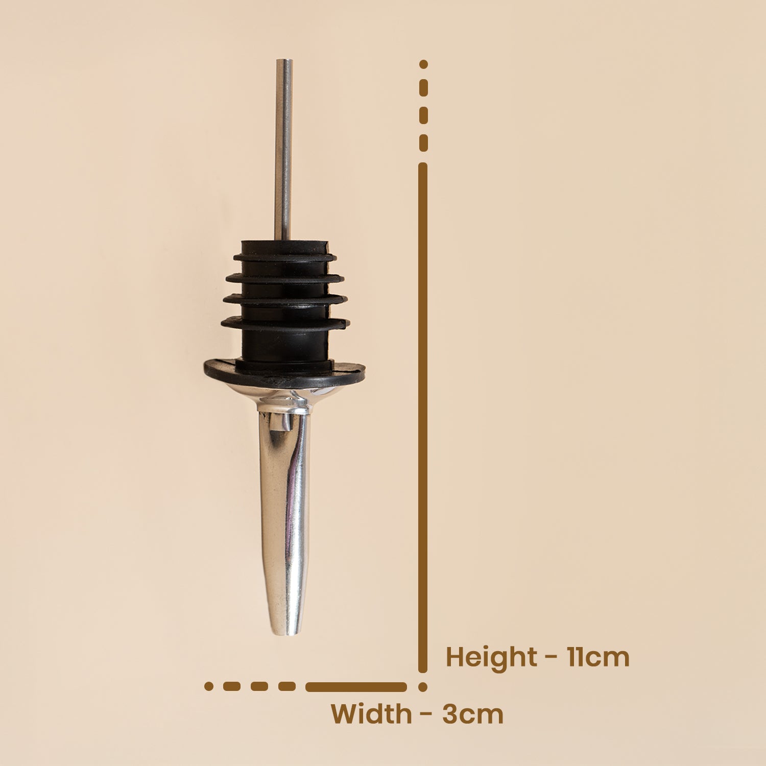 Wine Pourer Stainless Steel 1pc